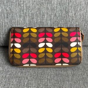 Orla Kiely big zip wallet